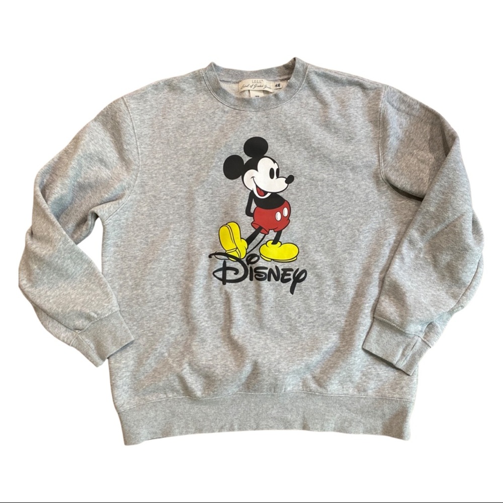 Disney Mickey H&M crewneck oversized sweatshirt - M